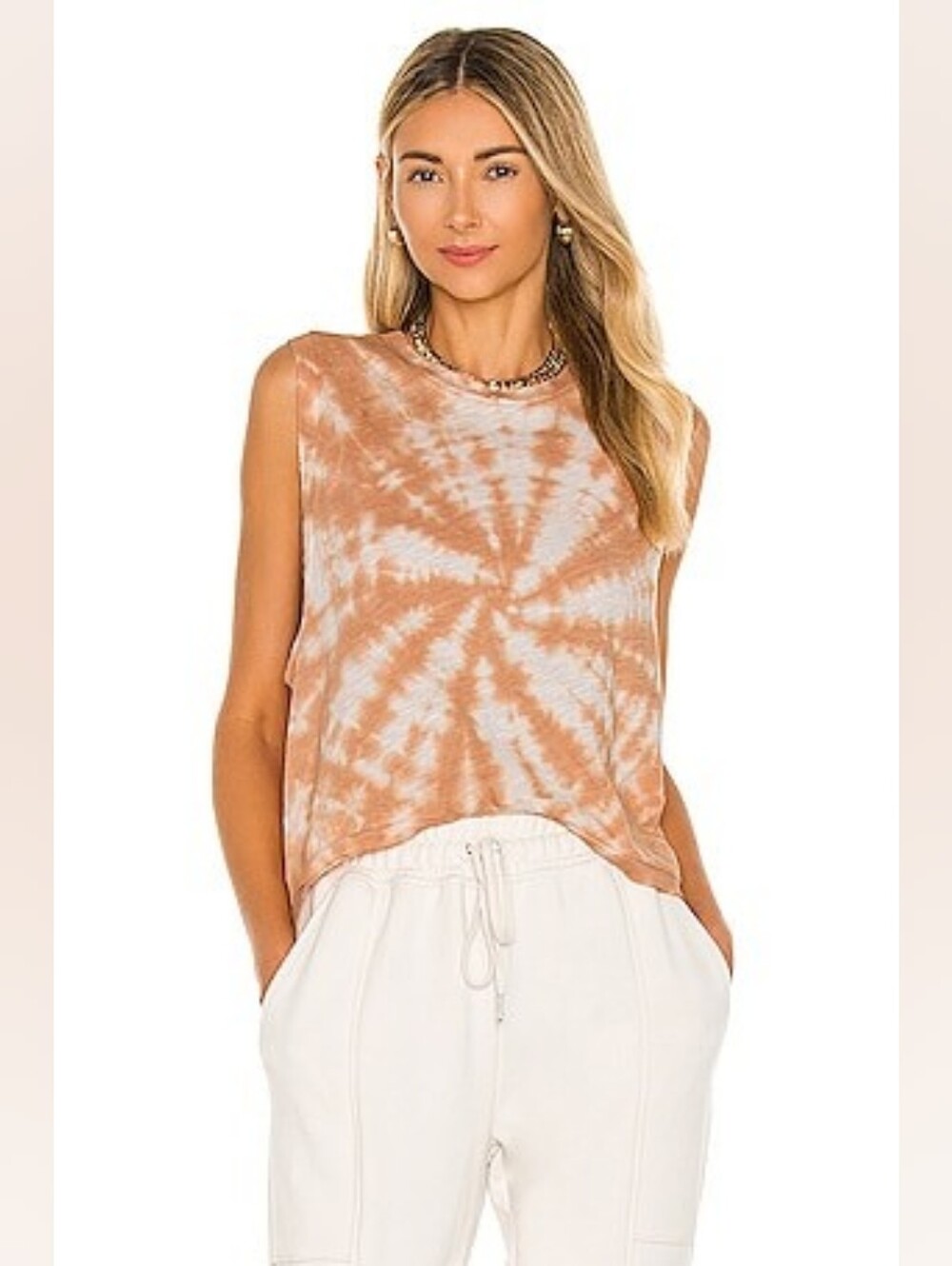 FP Movement Love Tank Tie Dye Large